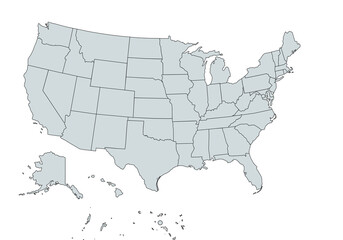 United States of America Map