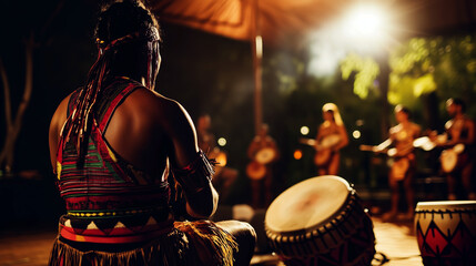 Indigenous Australian Cultural Performance at Festival