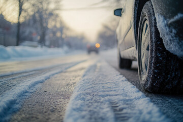 Snowy roads, preparing cars for winter