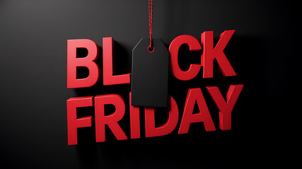 Black Friday Sale Shopping Vector Abstract Background