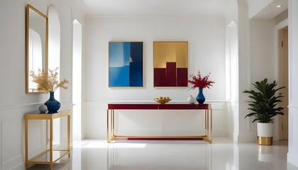 Photo interior modern design room 3d illustration