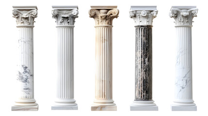 Fototapeta premium Marble pillars architecture columns ancient.