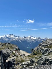 landscape with mountains