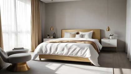 Photo interior modern design room 3d illustration