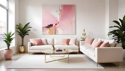 Fototapeta premium Photo interior modern design room 3d illustration