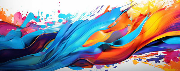 Abstract background with splashes