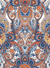 Suitable for new season digital pattern vibrant colors dress
