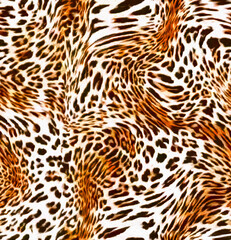 leopard seamless pattern with leopard print
