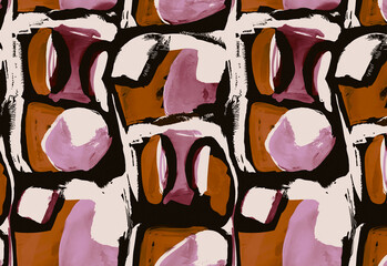 Suitable for new season digital pattern vibrant colors dress
