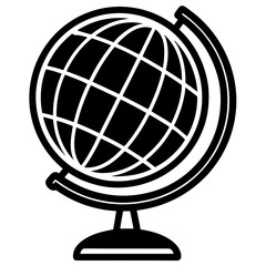 globe icon vector illustration