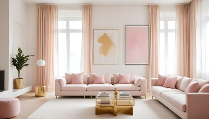 Photo interior modern design room 3d illustration