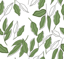 Amazing seamless floral pattern with brightly colored flowers.
