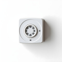 Fire Alarm on white background. Generative AI