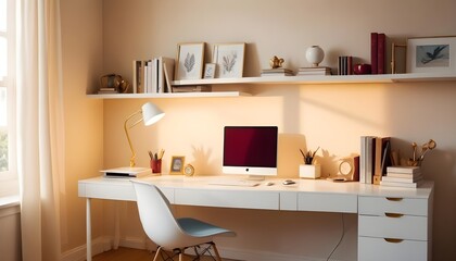 Fototapeta premium Photo interior modern design room 3d illustration