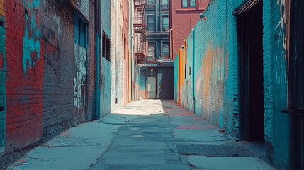 Fototapeta premium narrow street