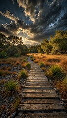Obraz premium High dynamic range (HDR) landscape photograph.