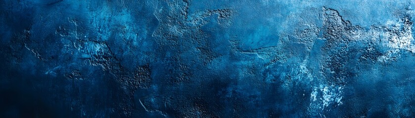 Abstract Blue Concrete Wall Texture