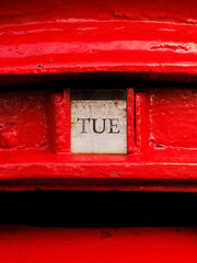 red post box