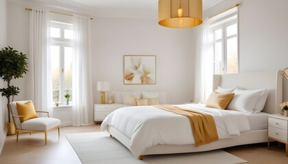 Photo interior modern design room 3d illustration