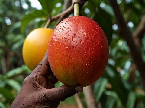 Local mango variety called Gavrani Aamba.