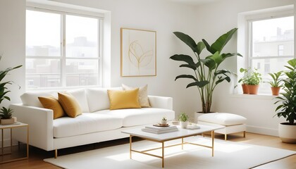Photo interior modern design room 3d illustration