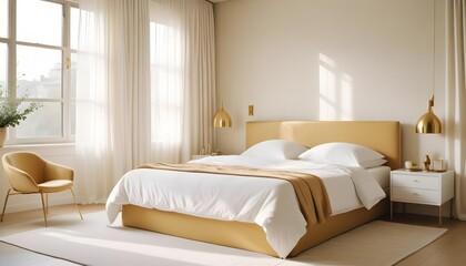 Photo interior modern design room 3d illustration