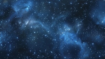 Fototapeta premium Starry night sky, galaxy and twinkling stars