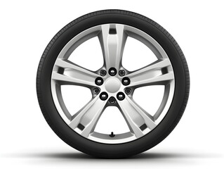 Obraz premium Sleek Modern Alloy Wheels for High-Performance Vehicles