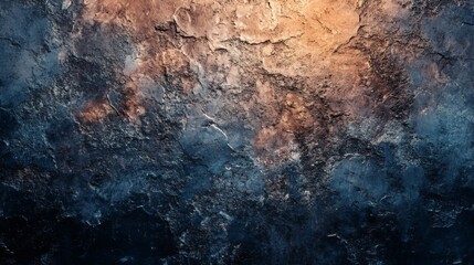 Golden galaxy with stars