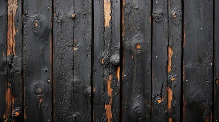 Fototapeta premium Dark wooden planks