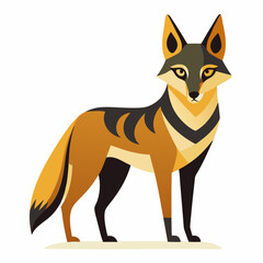 Obraz premium fox cartoon character