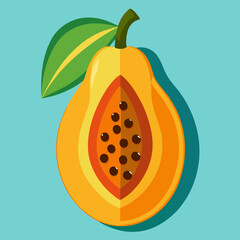 illustration of an orange