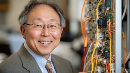 デジタルメディアおよびエンジニアリング設計用の回路基板を扱う技術専門家