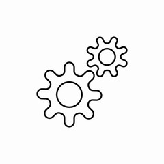 configuration settings icon sign vector