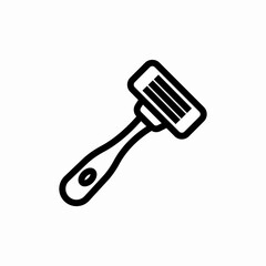 razor shave icon sign vector