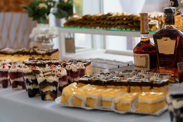 Exquisite Dessert Table Featuring a Variety of Delectable Treats