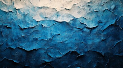 Naklejka premium Blue cracked stone texture