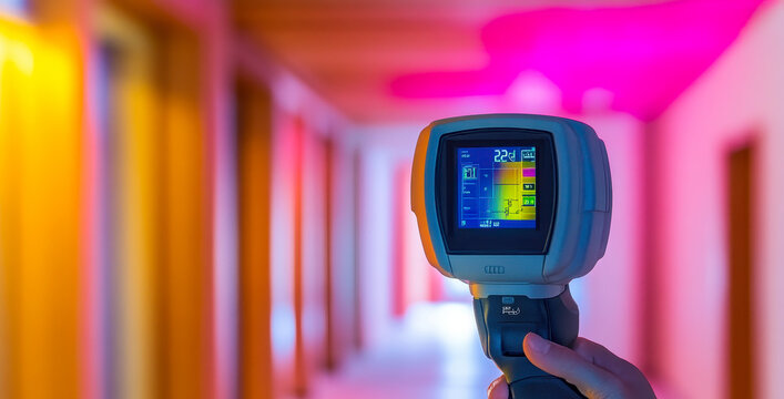 Indoor Air Quality Assessment with Thermal Imaging Device for Dampness Detection