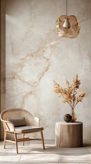 Elegant swirling gold veins in marble texture for sophisticated interior wallpaper