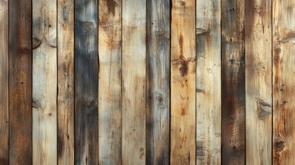 Weathered wooden planks