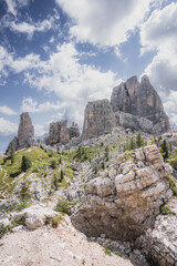 cinque torri in dolomites - italy 