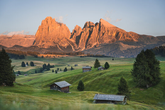 alpe di suisi in dolomites
