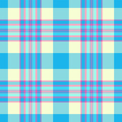 Kid pattern background seamless, site textile vector plaid. Thanksgiving tartan fabric texture check in cyan and indigo colors.