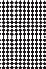 Vertical Black and white seamless abstract geometric houndstooth pixel pattern.