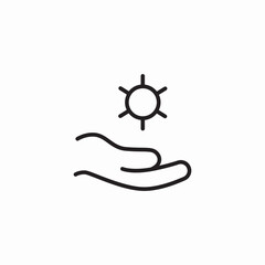 sun care icon sign vector