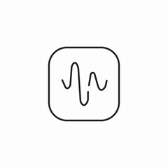 voice wave icon sign vector