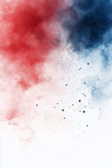 Fototapeta premium Abstract color cloud blending red, white, and blue tones in a soft artistic pattern