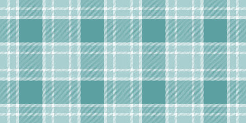 Fototapeta premium Fit check plaid tartan, foot pattern textile seamless. Full fabric vector texture background in light and cadet blue colors.