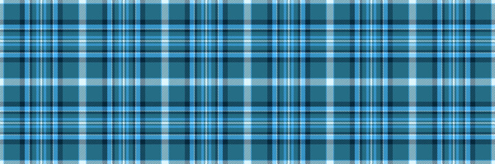 Mature background pattern texture, new textile seamless fabric. Shabby plaid tartan vector check in cyan and dark colors.