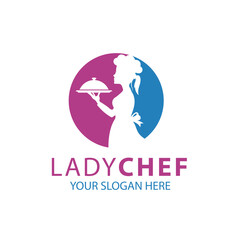 chef woman design with tray isolated on white background